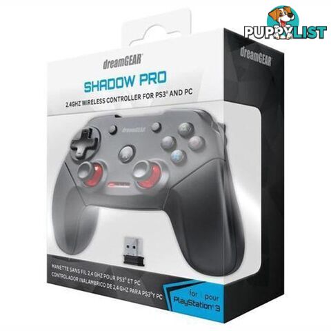 DreamGEAR Shadow Wireless Controller for PS3 & PC - dreamGEAR - Retro PS3 Accessory GTIN/EAN/UPC: 845620038817