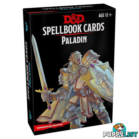 Dungeons & Dragons Spellbook Cards: Paladin - Gale Force Nine - Tabletop Role Playing Game GTIN/EAN/UPC: 9780786966493