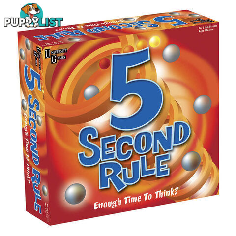 5 Second Rule Board Game - University Games BOX-04475 - Tabletop Board Game GTIN/EAN/UPC: 5018163005478