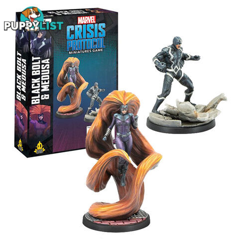 Marvel Crisis Protocol Black Bolt & Medusa Character Pack Miniatures Board Game - Atomic Mass Games - Tabletop Miniatures GTIN/EAN/UPC: 841333109394