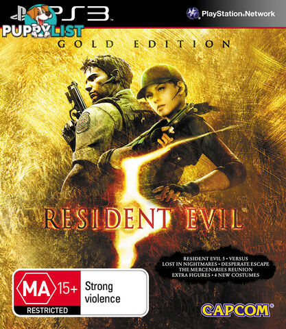 Resident Evil 5 Gold Edition [Pre-Owned] (PS3) - Capcom - Retro P/O PS3 Software GTIN/EAN/UPC: 5055060926215