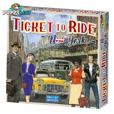 Ticket to Ride New York Board Game - Days of Wonder - Tabletop Board Game GTIN/EAN/UPC: 824968202609