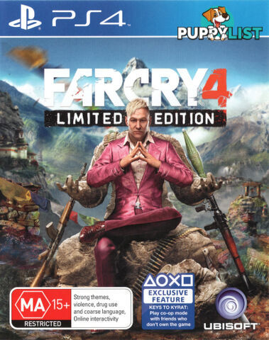 Far Cry 4 Limited Edition (PS4) - Ubisoft - PS4 Software GTIN/EAN/UPC: 3307215793688