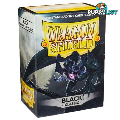 Dragon Shield Signoir Classic Black Sleeves 100 Pack - Arcane Tinmen Aps - Tabletop Trading Cards Accessory GTIN/EAN/UPC: 5706569100025