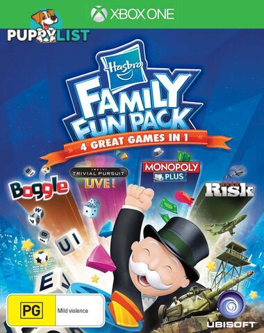 Hasbro Family Fun Pack (Xbox One) - Ubisoft A136697 - Xbox One Software GTIN/EAN/UPC: 3307215912829