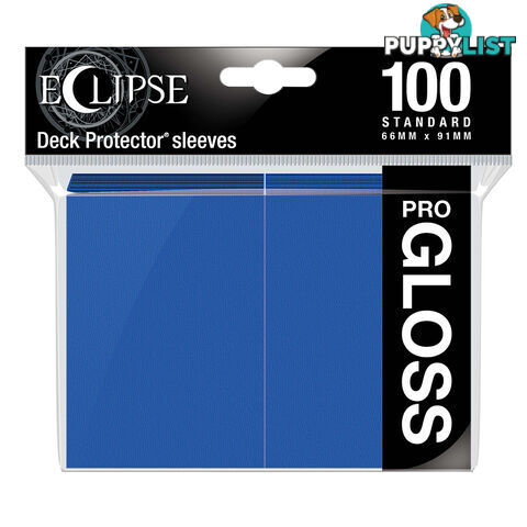 Ultra Pro Eclipse Gloss Deck Protectors 100 Pack (Pacific Blue) - Ultra Pro - Tabletop Trading Cards Accessory GTIN/EAN/UPC: 074427156022