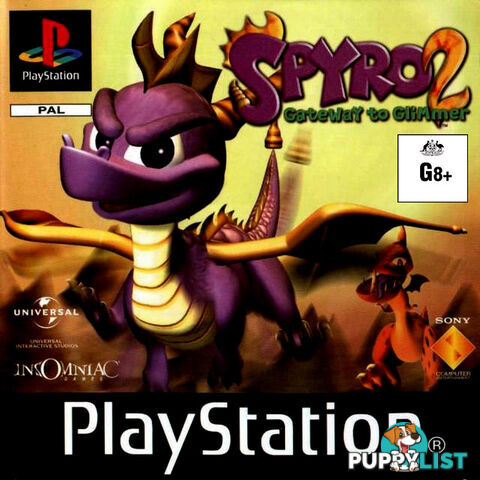 Spyro 2: Gateway to Glimmer [Pre-Owned] (PS1) - Retro PS1 Software