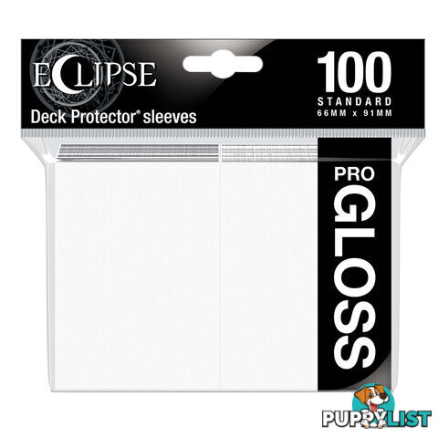 Ultra Pro Eclipse Gloss Deck Protectors 100 Pack (Arctic White) - Ultra Pro - Tabletop Trading Cards Accessory GTIN/EAN/UPC: 074427156008