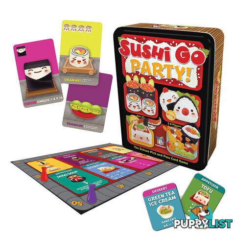 Sushi Go Party! Board Game - Gamewright GWR419 - Tabletop Board Game GTIN/EAN/UPC: 759751004194