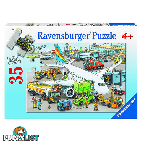 Ravensburger Busy Airport 35 Piece Jigsaw Puzzle - Ravensburger - Tabletop Jigsaw Puzzle GTIN/EAN/UPC: 4005556086030