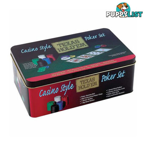 Texas Hold'Em Casino Style Poker Set - Jedko Games - Tabletop Card Game GTIN/EAN/UPC: 9320383370233