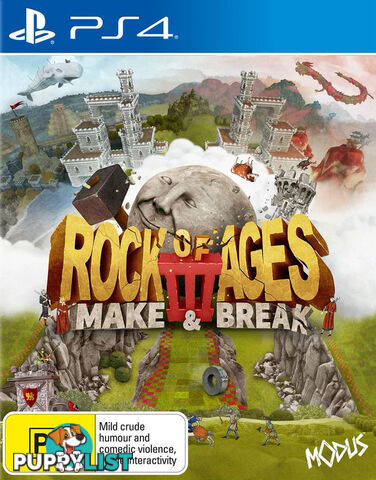 Rock of Ages 3: Make & Break (PS4) - Modus Games LLC - PS4 Software GTIN/EAN/UPC: 5016488134156