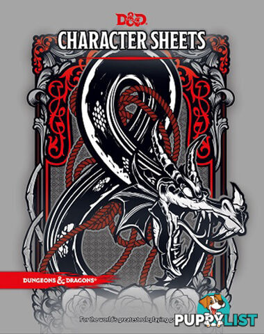 Dungeons & Dragons Character Sheets - Wizards of the Coast C36860000 - Tabletop Role Playing Game GTIN/EAN/UPC: 9780786966189