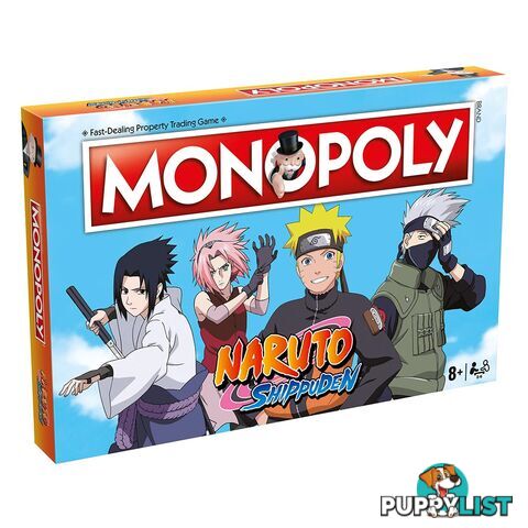 Monopoly Naruto Edition Board Game - Winning Moves - Tabletop Board Game GTIN/EAN/UPC: 5036905038690