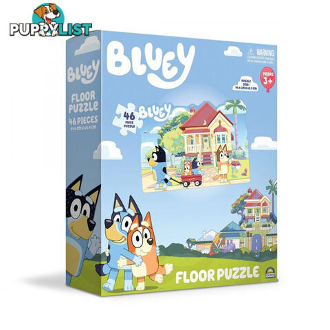 Bluey 46 Piece Floor Puzzle - Crown Products - Toys Games & Puzzles GTIN/EAN/UPC: 9317762185823