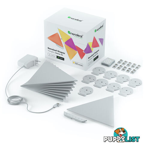 Nanoleaf Shapes Triangle 9 Panel Starter Kit - Nanoleaf - Merch Decor and Lifestyle GTIN/EAN/UPC: 840102701883