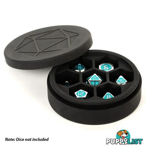 Metallic Dice Games Silicone Dice Case (Black) - Metallic Dice Games LLC - Tabletop Accessory GTIN/EAN/UPC: 680599383939