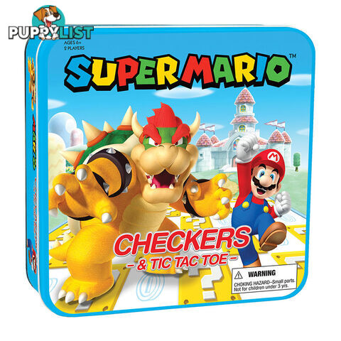 Super Mario Checkers & Tic Tac Toe Bowser Edition - The Op Games | usaopoly - Tabletop Board Game GTIN/EAN/UPC: 700304153913