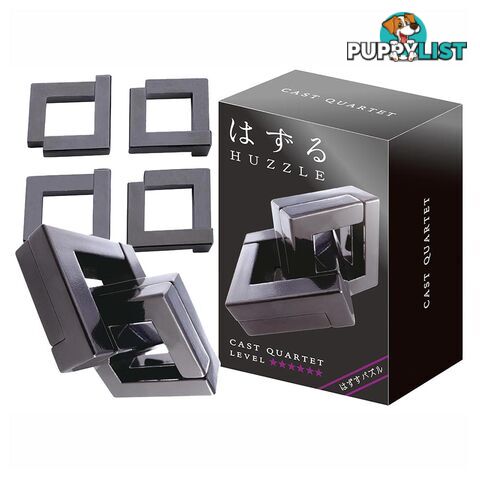 Hanayama Level 6 Quartet Cast Puzzle - Hanayama Co.,LTD. - Tabletop Puzzle Game GTIN/EAN/UPC: 779090900377