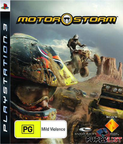 Motorstorm [Pre-Owned] (PS3) - Sony Interactive Entertainment - Retro P/O PS3 Software GTIN/EAN/UPC: 711719685586