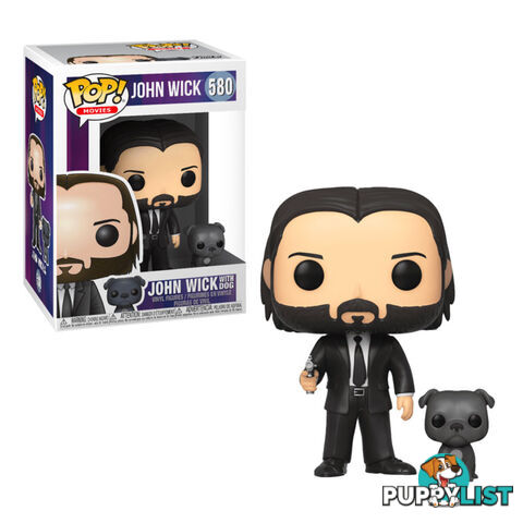 John Wick With Dog Funko POP! Vinyl - Funko - Merch Pop Vinyls GTIN/EAN/UPC: 889698472388