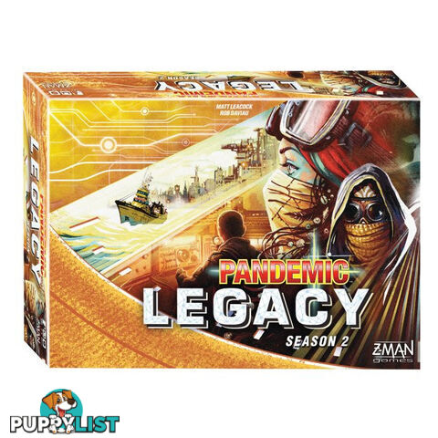 Pandemic Legacy: Season 2 Yellow Edition Board Game - Z-Man Games ZM7173 - Tabletop Board Game GTIN/EAN/UPC: 841333103309