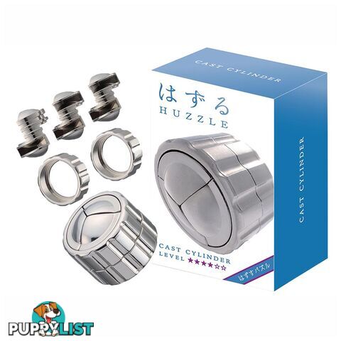 Hanayama Level 4 Cylinder Cast Puzzle - Hanayama Co.,LTD. - Tabletop Puzzle Game GTIN/EAN/UPC: 779090900643