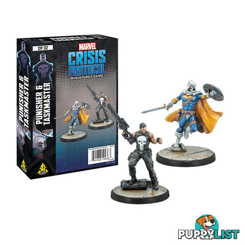 Marvel Crisis Protocol Punisher & Taskmaster Character Pack Miniatures Board Game - Atomic Mass Games - Tabletop Miniatures GTIN/EAN/UPC: 841333109363