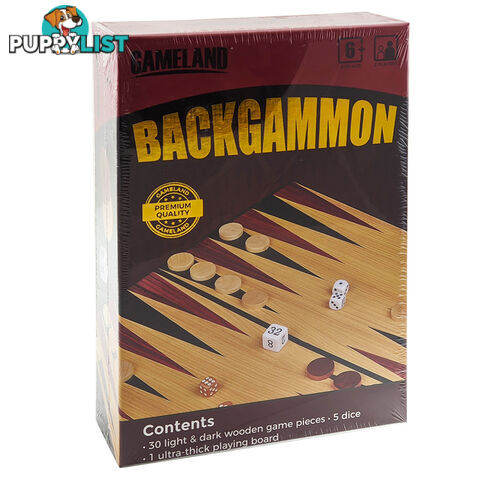 Gameland Backgammon Board Game - Game Land - Tabletop Board Game GTIN/EAN/UPC: 6940483909190