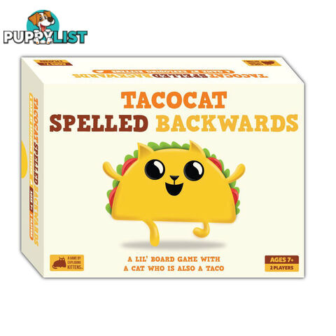 Tacocat Spelled Backwards Board Game - Exploding Kittens LLC - Tabletop Board Game GTIN/EAN/UPC: 852131006433