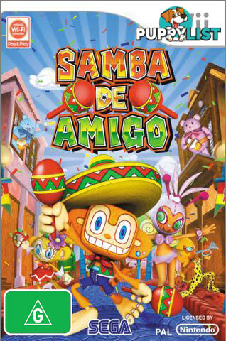 Samba De Amigo [Pre-Owned] (Wii) - SEGA - P/O Wii Software GTIN/EAN/UPC: 5060138438521