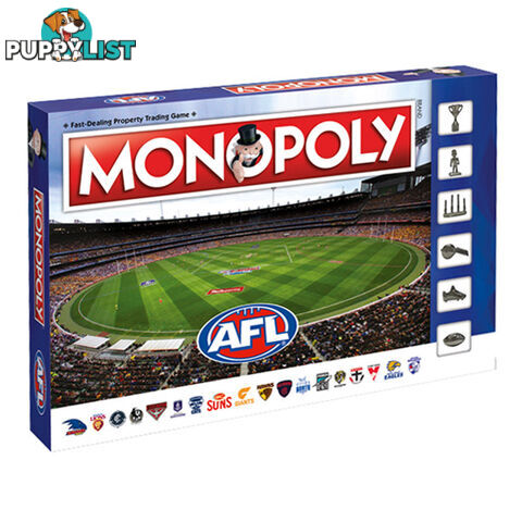 Monopoly AFL Revised Edition Board Game - Hasbro Gaming - Tabletop Board Game GTIN/EAN/UPC: 5053410003241