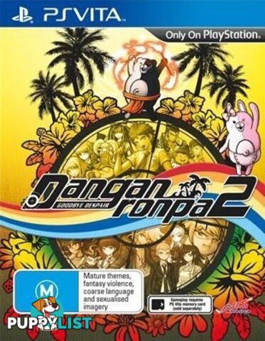 Danganronpa 2: Goodbye Despair [Pre-Owned] (PS Vita) - Nippon Ichi Software (NIS America) - P/O PS Vita Software GTIN/EAN/UPC: 813633013954