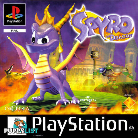 Spyro the Dragon [Pre-Owned] (PS1) - Retro PS1 Software