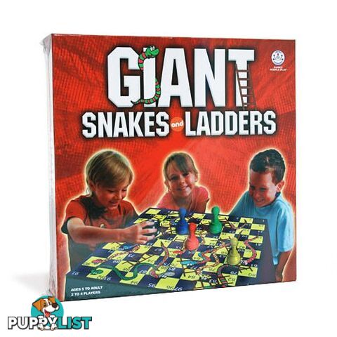 Giant Snakes & Ladders Board Game - Crown & Andrews - Tabletop Board Game GTIN/EAN/UPC: 9352211526031