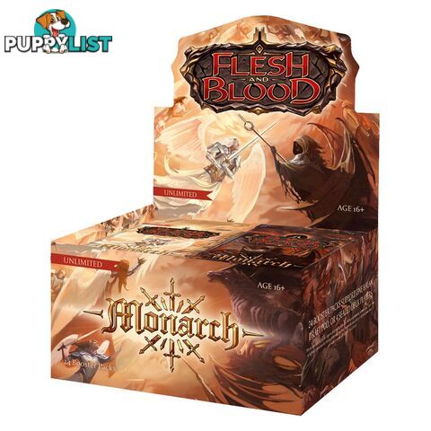 Flesh and Blood TCG: Monarch Unlimited Edition Booster Box - Legend Story Studios - Tabletop Trading Cards GTIN/EAN/UPC: 9421905459426