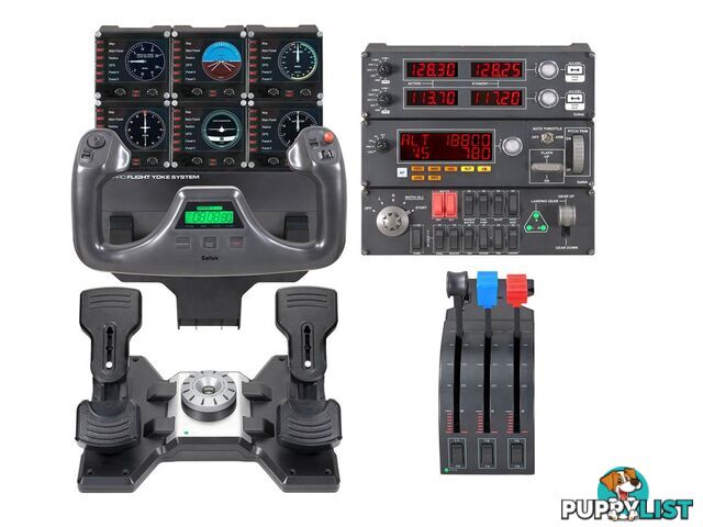 The Complete Logitech Pro Flight Simulation Bundle - Logitech - Flight Simulation GTIN/EAN/UPC: 021165106994