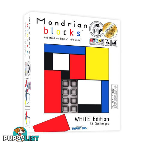 Mondrian Blocks Puzzle Game White Edition - Smart Egg - Tabletop Puzzle Game GTIN/EAN/UPC: 5999109410078