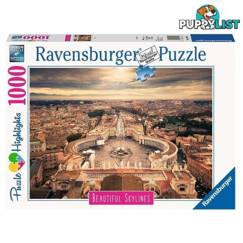 Ravensburger Rome Beautiful Skylines 1000 Piece Jigsaw Puzzle - Ravensburger - Tabletop Jigsaw Puzzle GTIN/EAN/UPC: 4005556140824