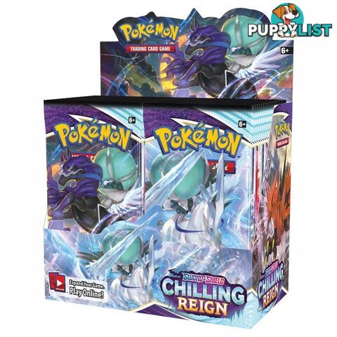 Pokemon TCG: Sword & Shield Chilling Reign Booster Box - The Pokemon Company International - Tabletop Trading Cards GTIN/EAN/UPC: 820650818462