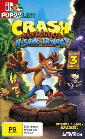 Crash Bandicoot N. Sane Trilogy [Pre-Owned] (Switch) - Activision - P/O Switch Software GTIN/EAN/UPC: 5030917236020