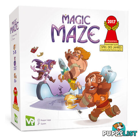 Magic Maze Tile Game - VR Distribution - Tabletop Domino & Tile Game GTIN/EAN/UPC: 3683080182988