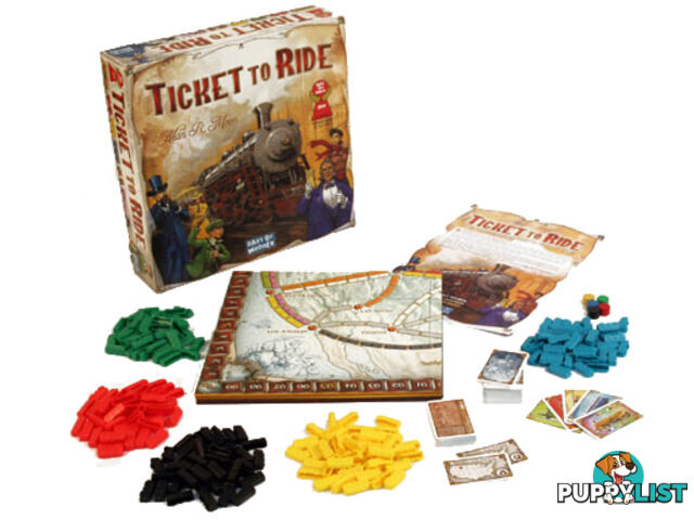 Ticket To Ride Board Game - Days of Wonder 7201 - Tabletop Board Game GTIN/EAN/UPC: 824968717912