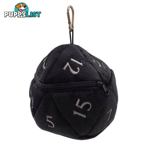 Ultra Pro Gaming D20 Plush Black Dice Bag - Ultra Pro - Tabletop Role Playing Game GTIN/EAN/UPC: 074427156800