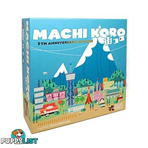 Machi Koro 5th Anniversary Edition Board Game - Pandasaurus Games - Tabletop Board Game GTIN/EAN/UPC: 854382007245