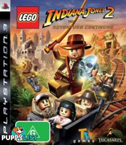 LEGO Indinana Jones 2: The Adventure Continues [Pre-Owned] (PS3) - LucasArts - Retro P/O PS3 Software GTIN/EAN/UPC: 023272008529