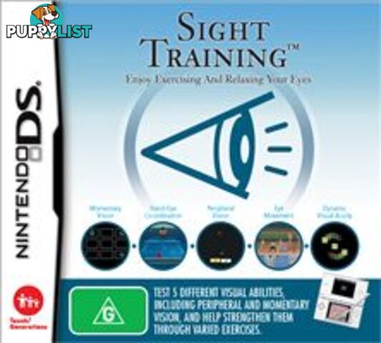 Sight Training [Pre-Owned] (DS) - Nintendo - P/O DS Software GTIN/EAN/UPC: 045496739256