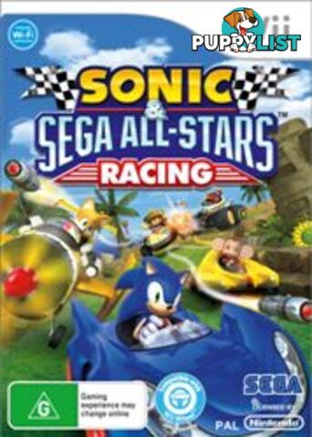 Sonic & SEGA All-Stars Racing [Pre-Owned] (Wii) - SEGA - P/O Wii Software GTIN/EAN/UPC: 5055277004232