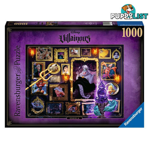 Ravensburger Villainous Ursula 1000 Piece Jigsaw Puzzle - Ravensburger - Tabletop Jigsaw Puzzle GTIN/EAN/UPC: 4005556150274