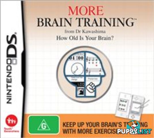 Dr Kawashima's More Brain Training [Pre-Owned] (DS) - Nintendo - P/O DS Software GTIN/EAN/UPC: 045496739010